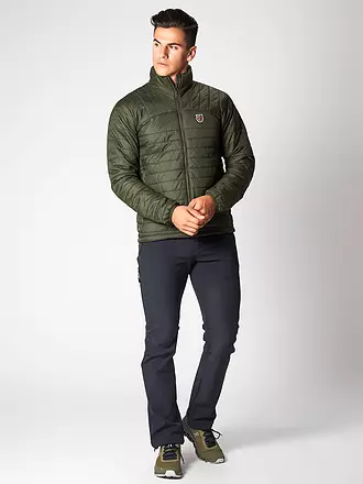 FJÄLLRÄVEN | Herren Isolationsjacke Expedition X-Lätt | dunkelgrün
